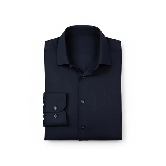 Ben Sherman Slim Fit Black Button-Down Dress Shirt Men’s Size M 15/15.5 34/35 - Picture 3 of 6